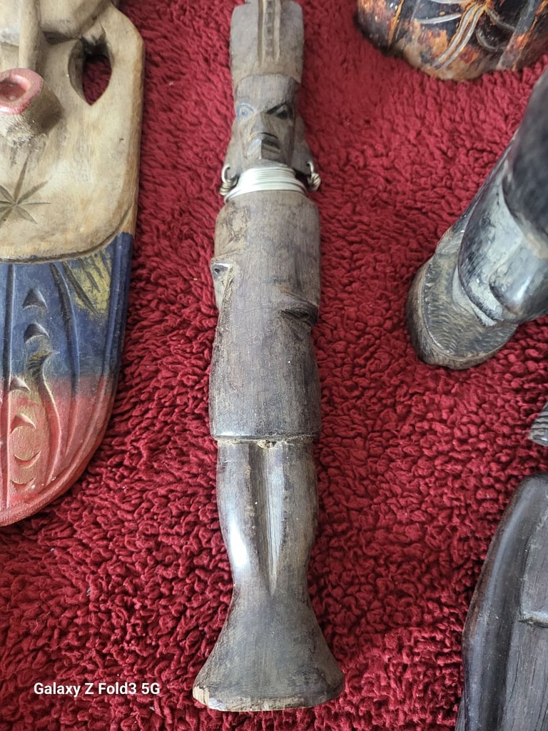 Antique African hand madeStatue collection lot SALE