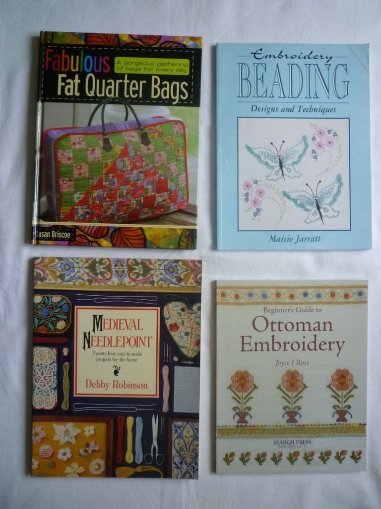image for 4 Books on Bag-making, Embroidery Beading, Medieval Needlepoint and Ottoman Embroidery  - VGC