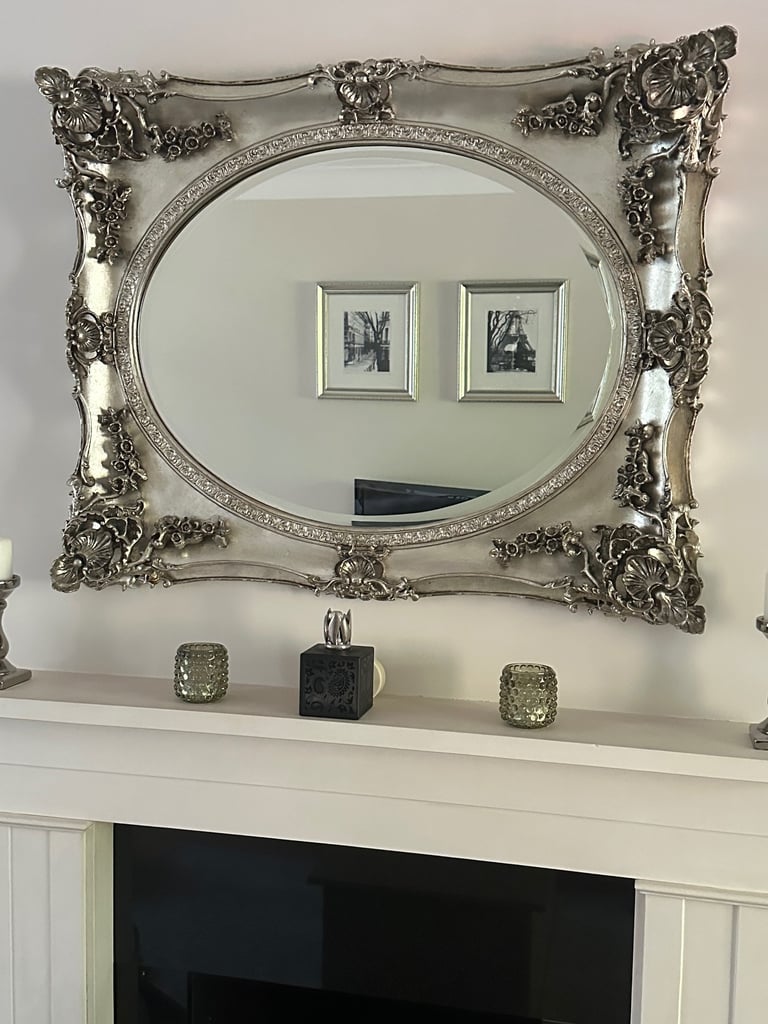 Laura Ashley Silver Beth Mirror