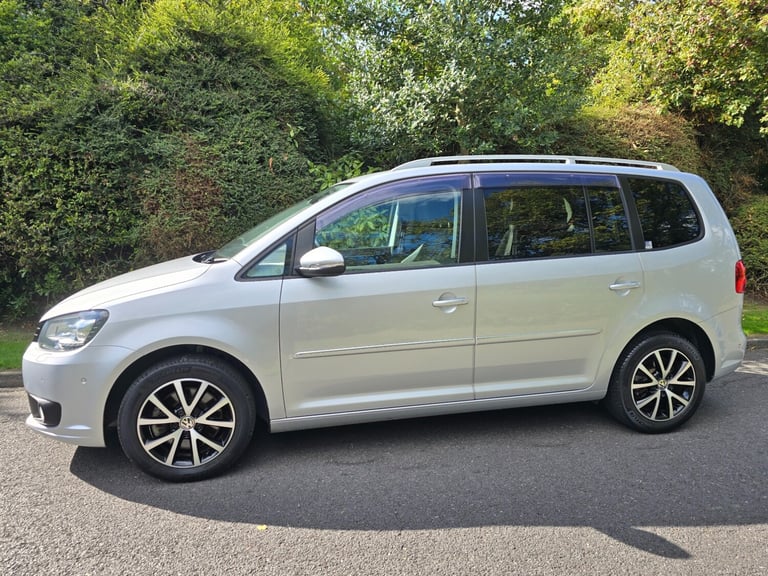VOLKSWAGEN TOURAN 1.4 TSI SE - AUTOMATIC - 7 SEATER - 5 DOOR - 2013 - SILVER