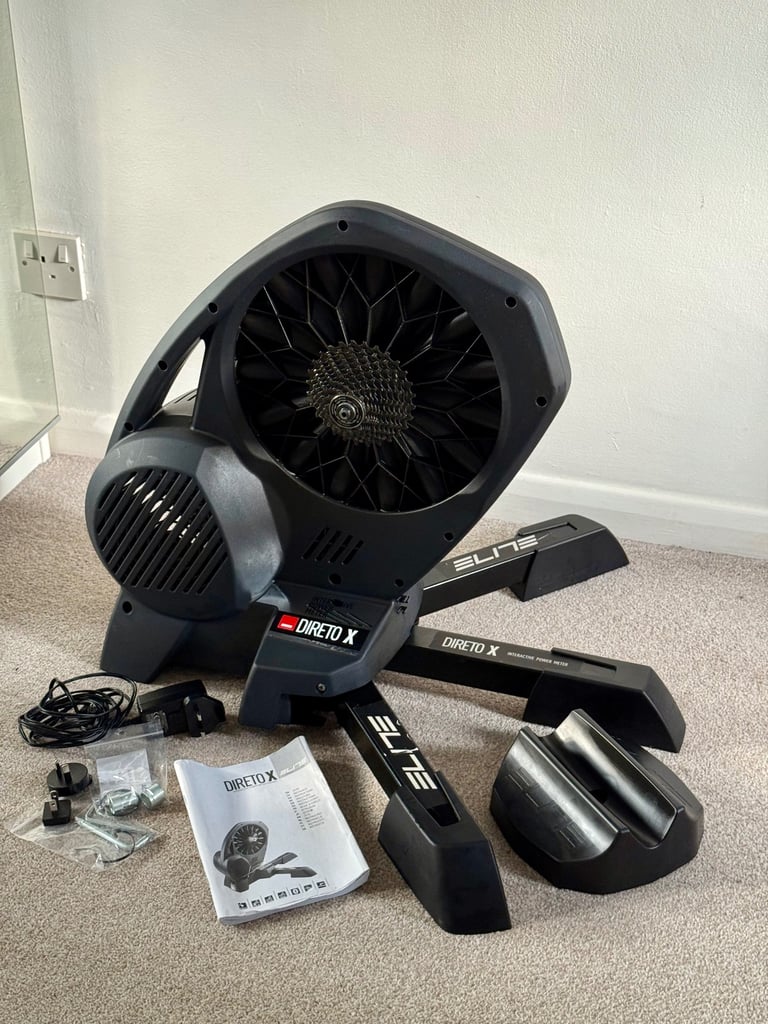 image for Smart turbo bike trainer Elite Direto X indoor cycling Zwift