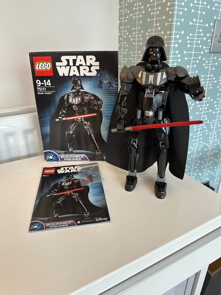 Retired LEGO STAR WARS Kylo Ren Buildable Figure #75117 - Built With Box And Instructions