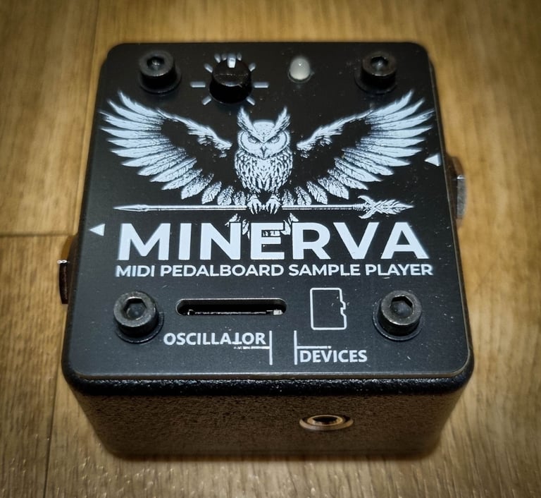 image for Oscillator Devices Minerva MIDI sample player pedal - BOXED, BRAND NEW, UNUSED