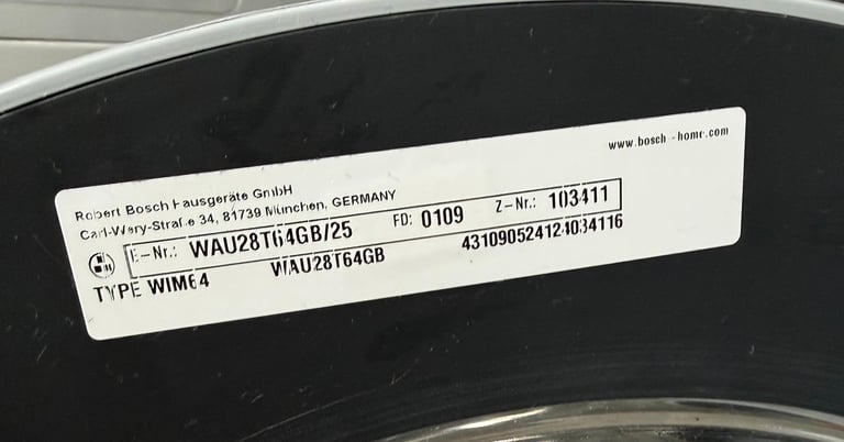 Bosch Series 6 Washing Machine With Free Delivery N Warranty 