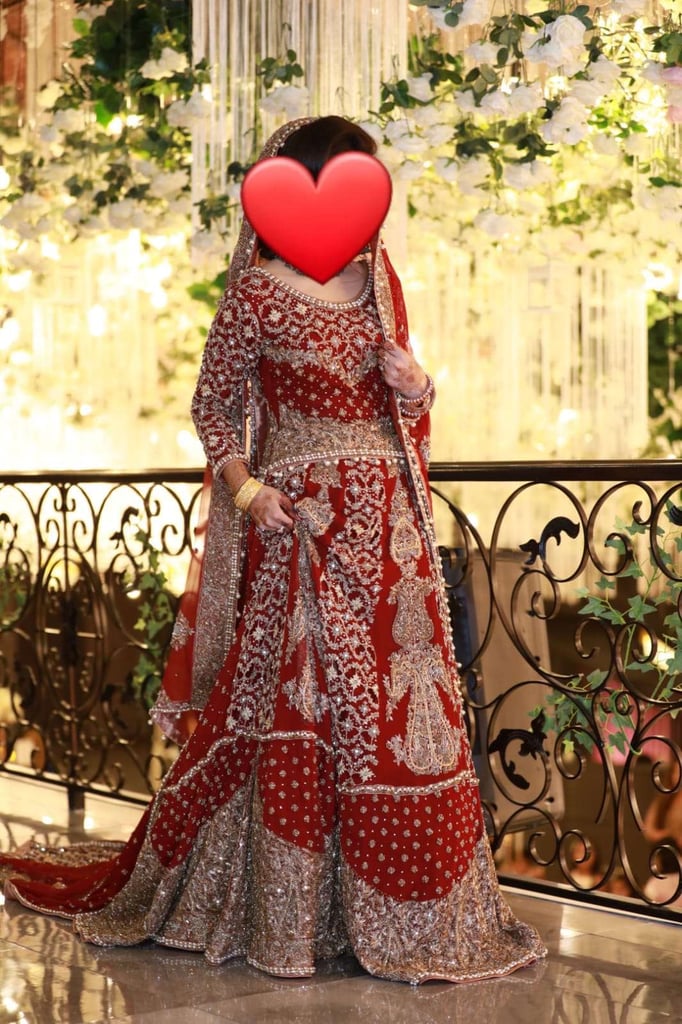 Asian bridal wedding dress