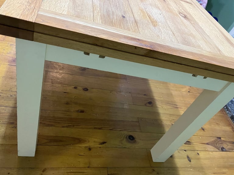 Dining Table - Solid Oak, Extendable, from Furniture Village