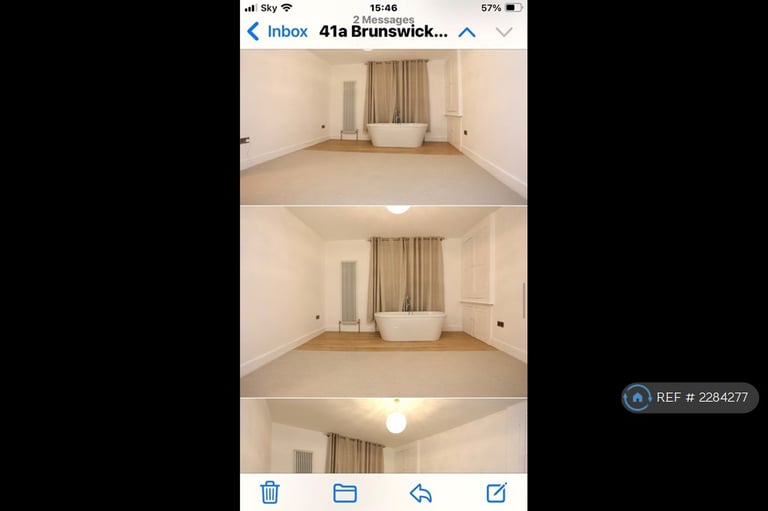 2 bedroom flat in Brunswick Sq, Hove, BN3 (2 bed) (#2284277)