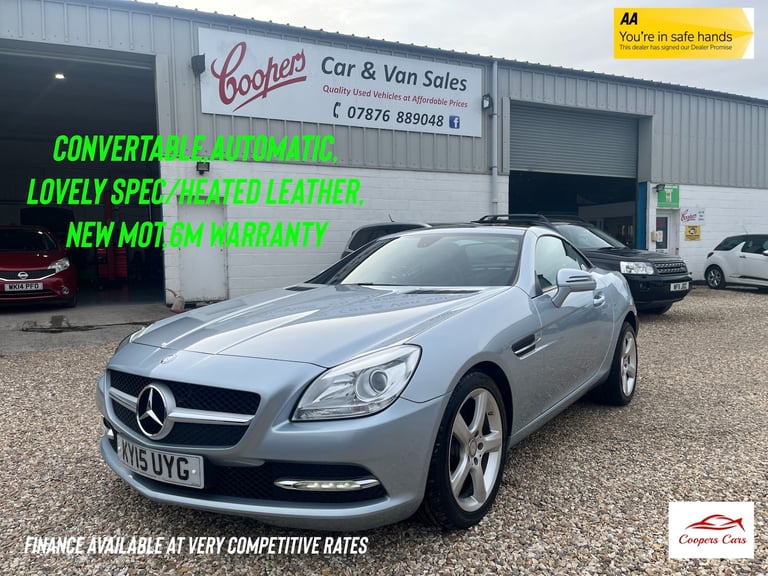 2015 Mercedes-Benz SLK SLK 250 CDI BlueEFFICIENCY 2dr Tip Auto CONVERTIBLE Diesel Automatic