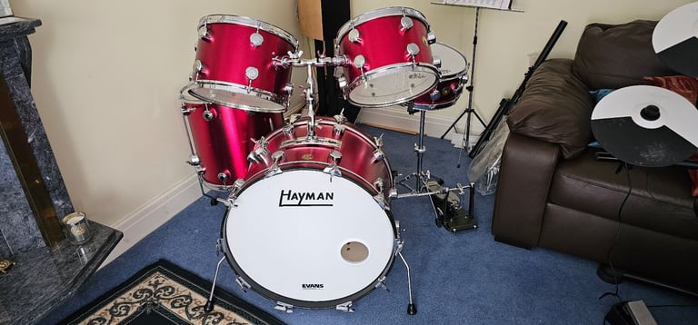 image for (SOLD) Hayman 5 Piece Showman Drum Kit Inc.Snare