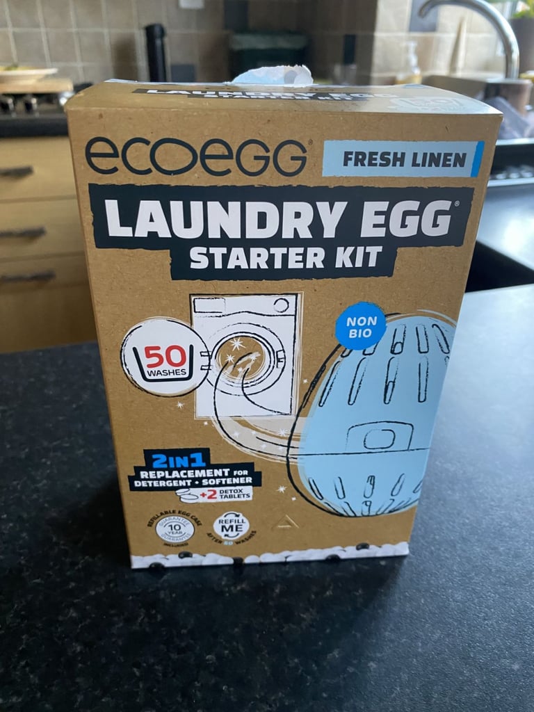 image for laundy egg starter kit 50 washes rrp £7