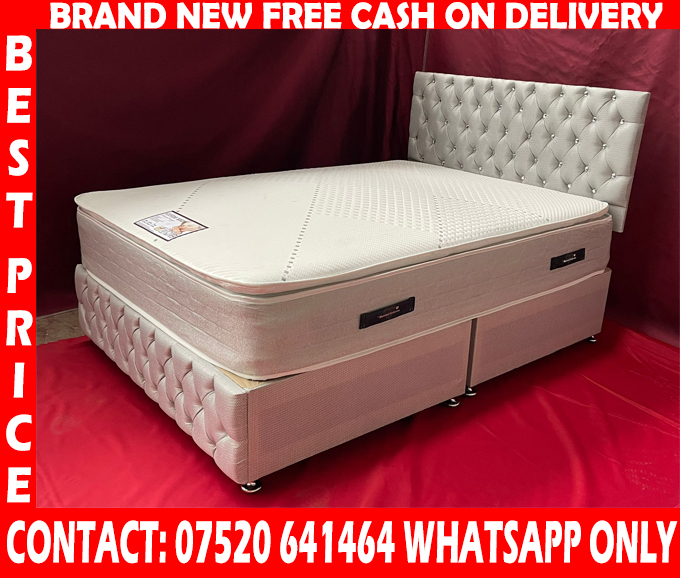 SUPER KING KING SIZE DOUBLE SINGLE SMALL DOUBLE Chesterfield DIVAN BED