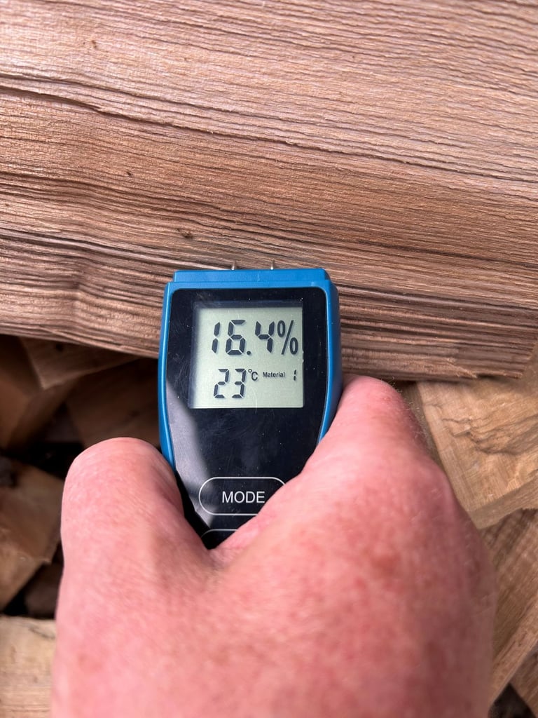 Hardwood logs Ash Oak Beech Dried Seasoned Glasgow hard Wood small burner large burner