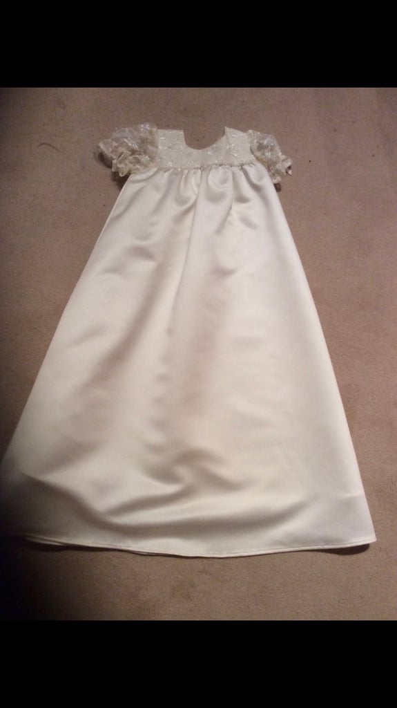 Beautiful hand made brand new christening gown 