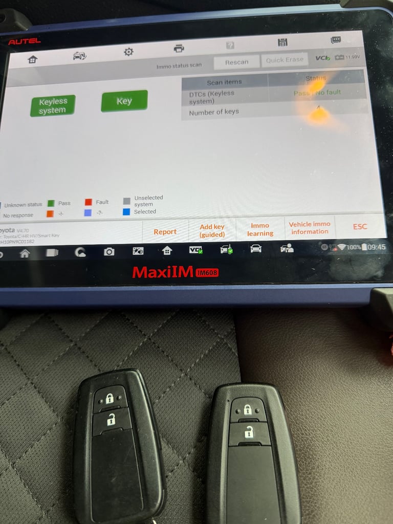 Car key cutting and programming 
