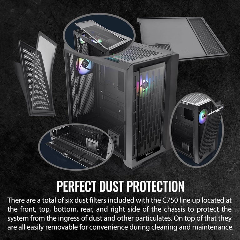 Thermaltake CTE C750 TG ARGB Black CTE PC Case