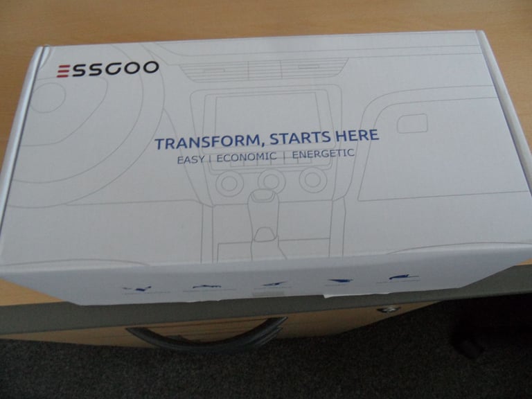ESSCOO Auto Dash Cam Car Stereo SAT NAV BT
