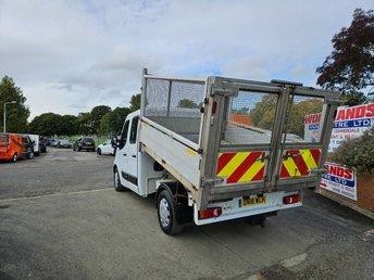 2018 ON 18 PLATE VAUXHALL MOVANO L2HI R 3500 CDTI 130BHP DOUBLE CAB TIPPER ULEZ