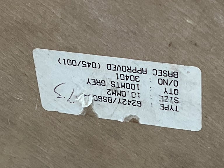 Part reel of twin & earth cable. 