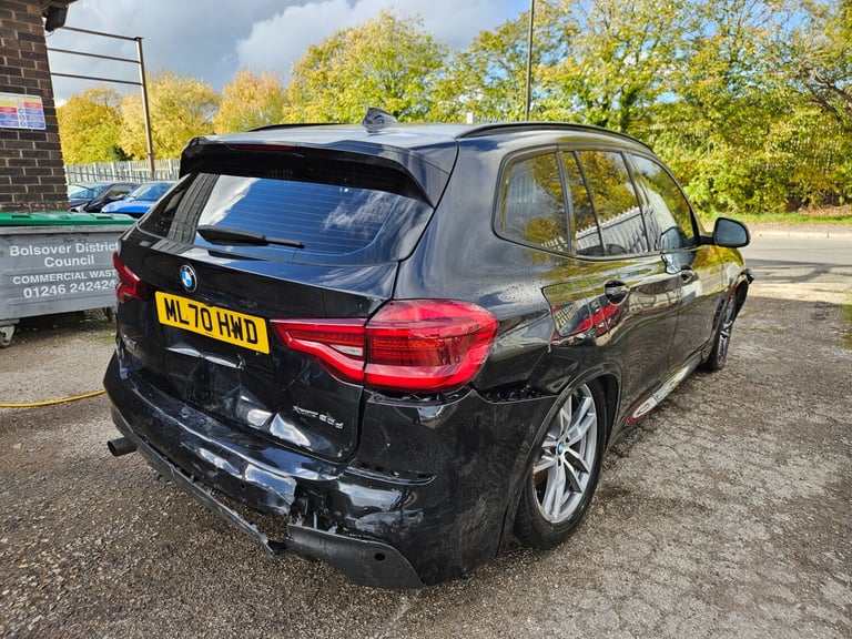 2020 70 BMW X3 xDrive20d MHT M Sport 5dr Step Auto Damaged Salvage