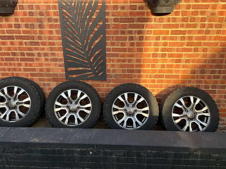 image for Ford Ranger Wildtrak 18” Alloy Wheels With Bfgoodrich K02 All-terrain Tyres