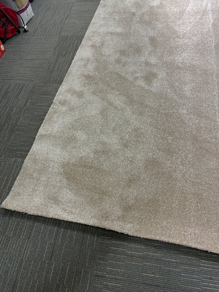 Thick cream beige carpet 1.42m x 4m Brand New