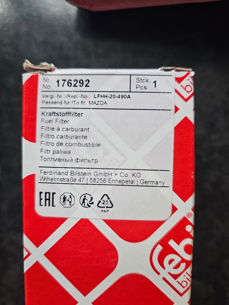 Ford fuel filter and air filter febi brand 