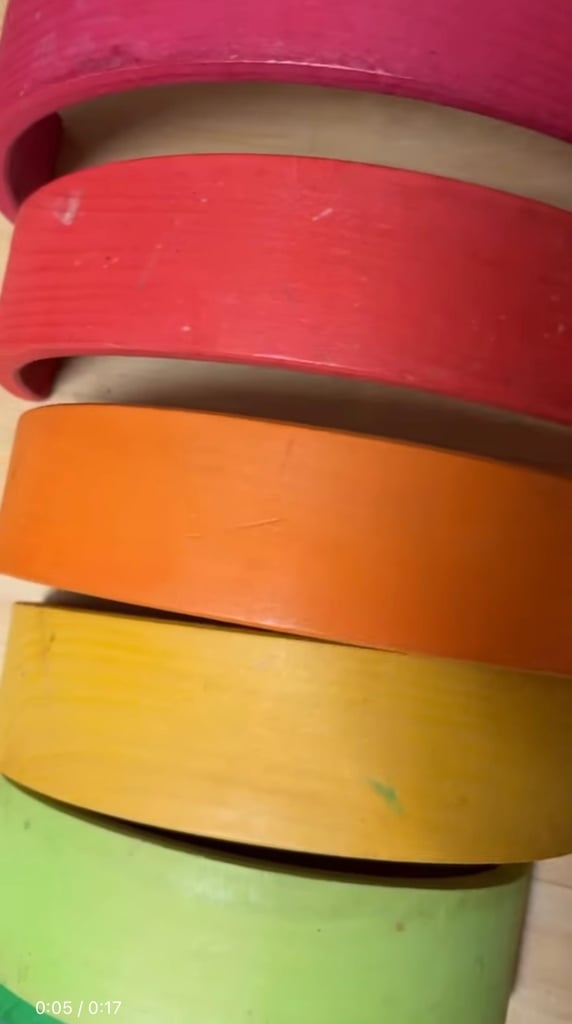 Grimms large rainbow & semi circles 