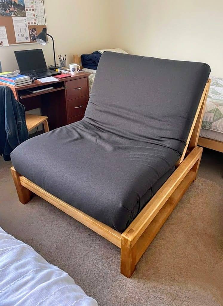 Futon company single sofa chair bed + mattress + cover Sofabed stylish comfort zone