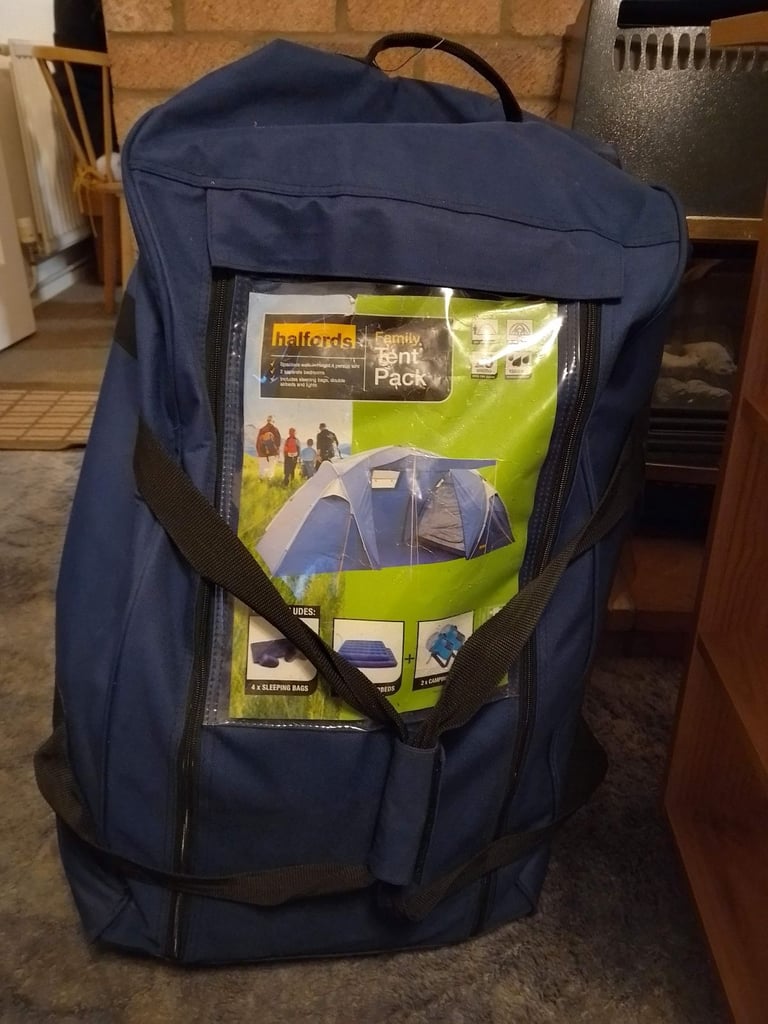 image for Halfords Family Tent Pack - used condition.