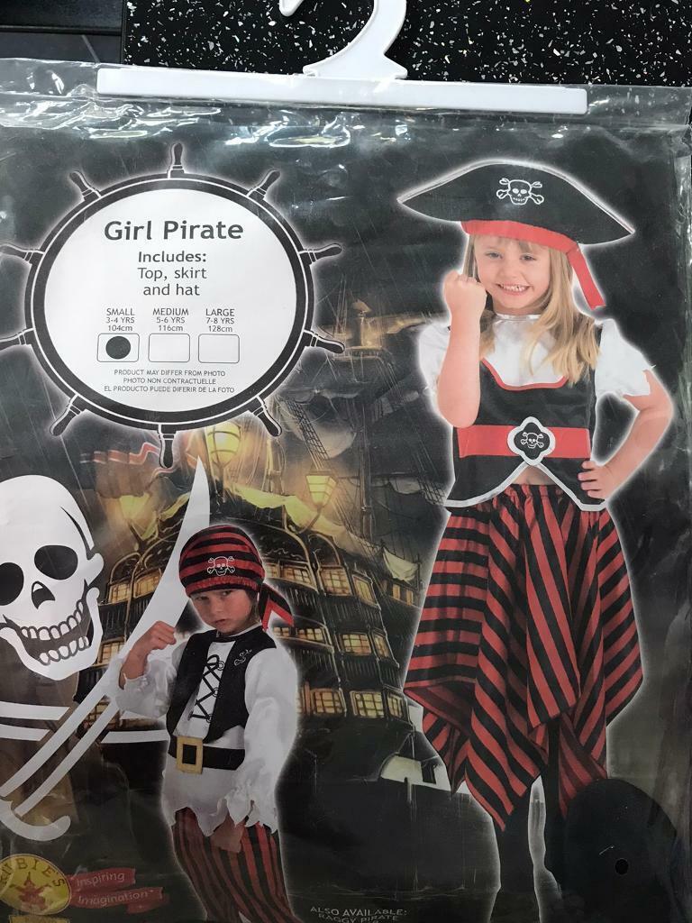 Girl Pirate Dress Up (age 3-4) | in Kingston, London | Gumtree