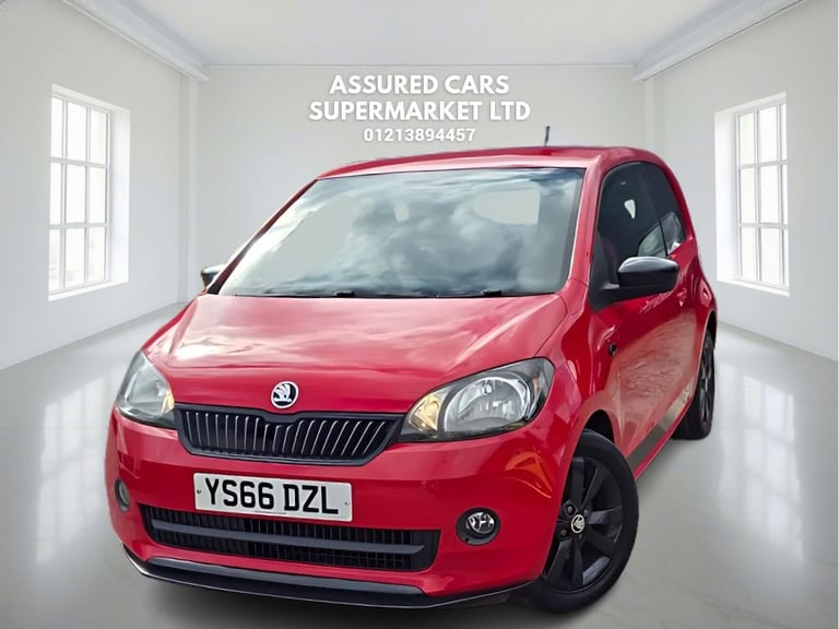 2016 66 SKODA CITIGO 1.0 MPI MONTE CARLO HATCHBACK 3DR PETROL MANUAL EURO 6 (60 
