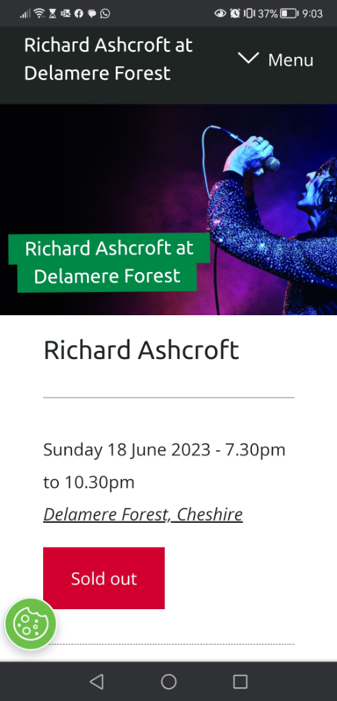 Richard Ashcroft Tickets