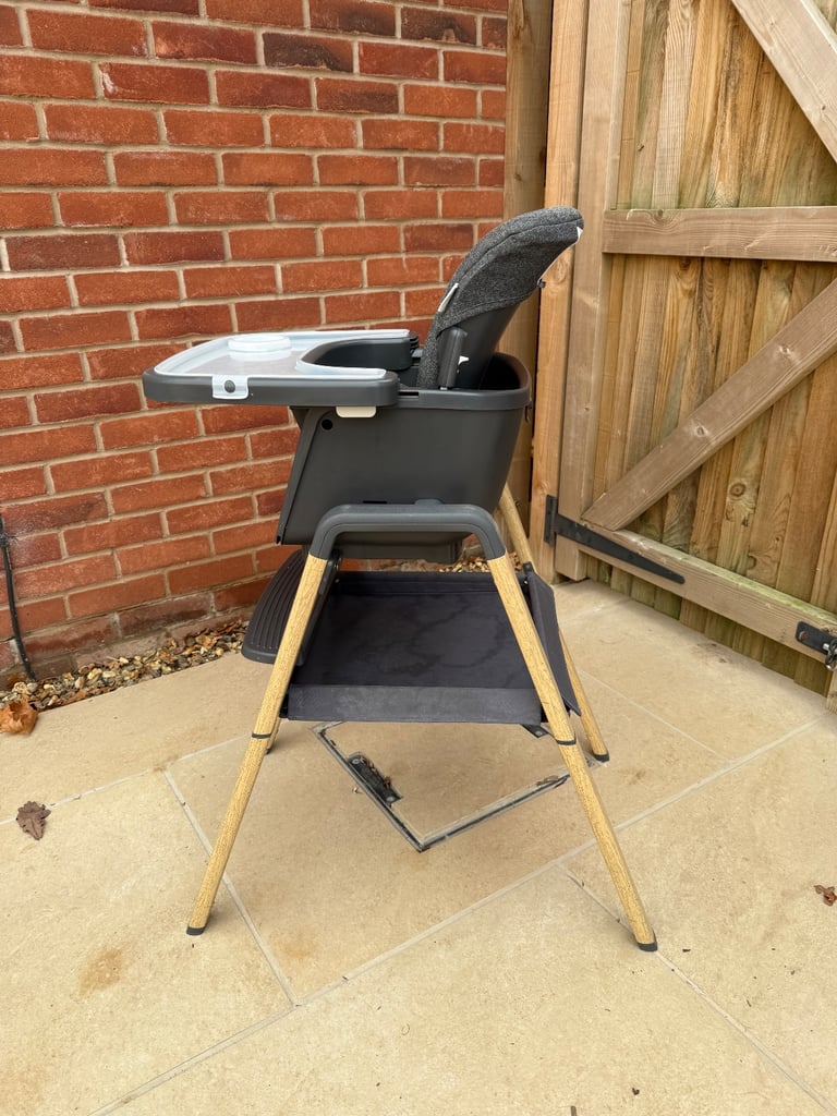 Tutti Bambini Nova Birth to 12 Years Complete Highchair Package - Grey/Oak