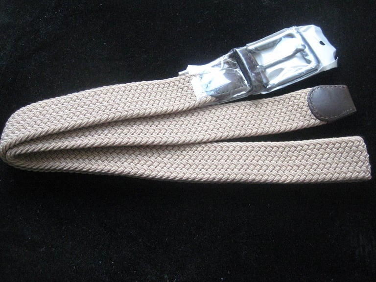 Brand New Fine Hessian Belt with Metal Buckle for £3.00