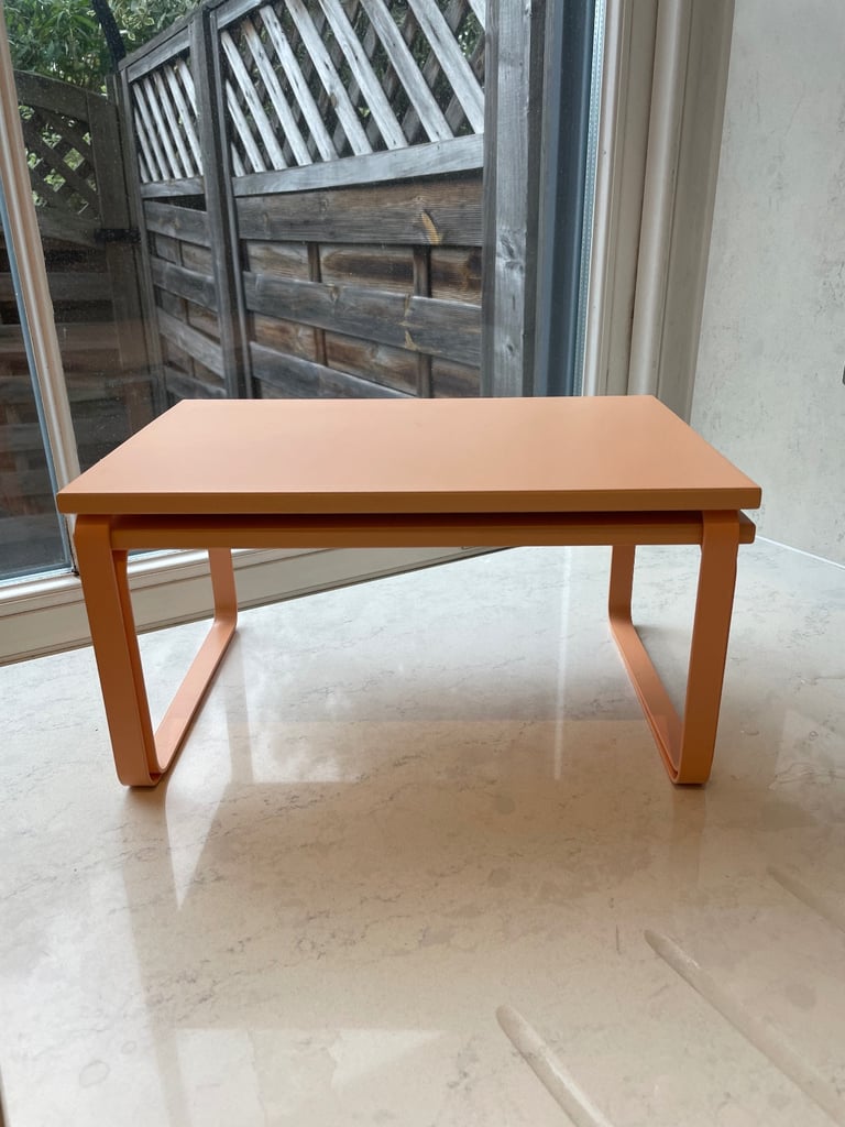 image for Peach double shelving unit 