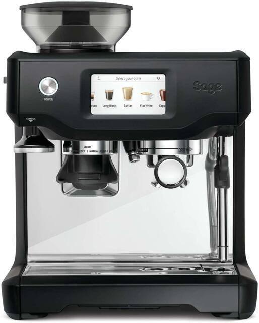 Sage SES880BTR Barista Touch Bean to Cup Coffee Machine - Black Truffle