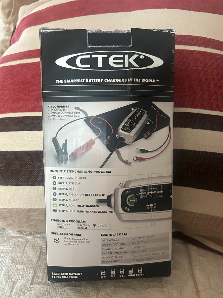 CTEK Battery Charger MXS 3.8 12V/3.8A - Boxed