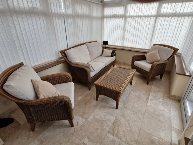Conservatory  Wicker furniture set for sale