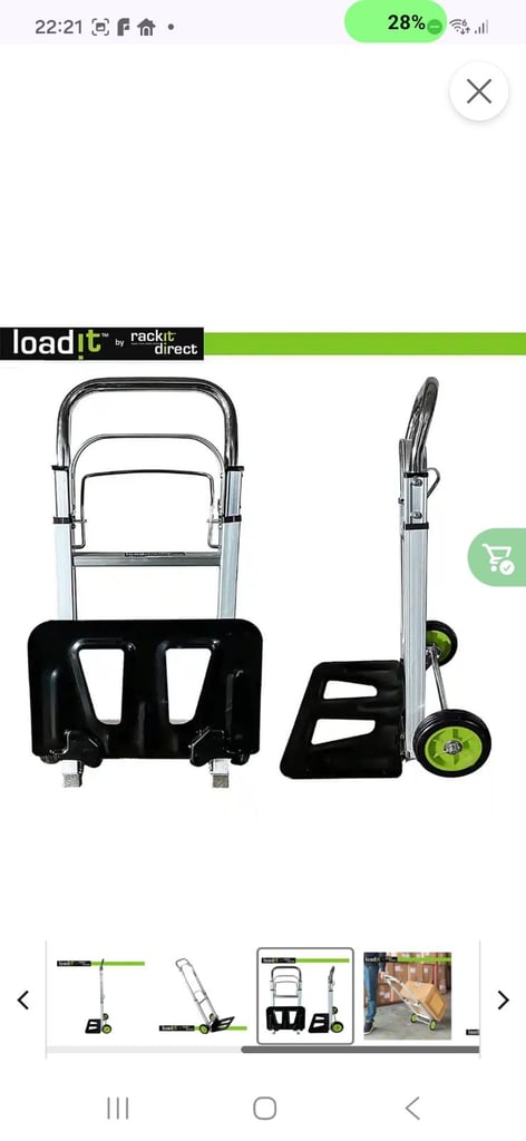image for Brand new 100kg foldable sack cart