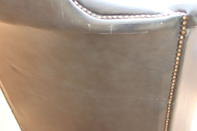 Chesterfield Luxury Wingback Armchair with Footstool (UK Delivery)