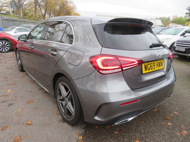 2019 Mercedes-Benz A-Class A180d AMG Line Executive 5dr Auto Grey HATCHBACK Diesel Automatic