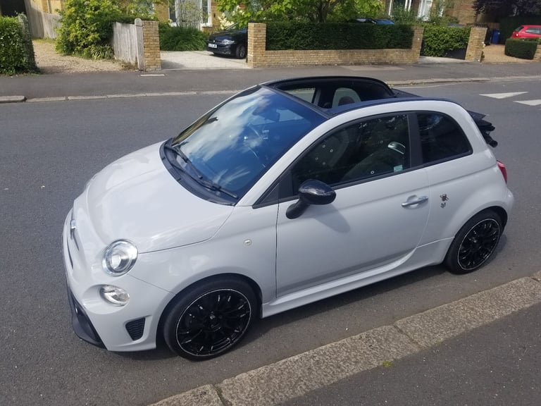 Fiat Abarth, 595, Convertible, 2017, turbo tints alloys campovolo grey