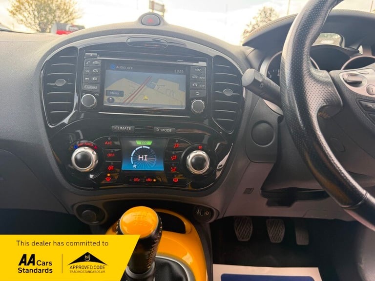 Nissan Juke ACENTA PREMIUM DIG-T+YELLOW JIKE+ULEZ COMPLAINT+REAR CAMERA+SATNAV+3