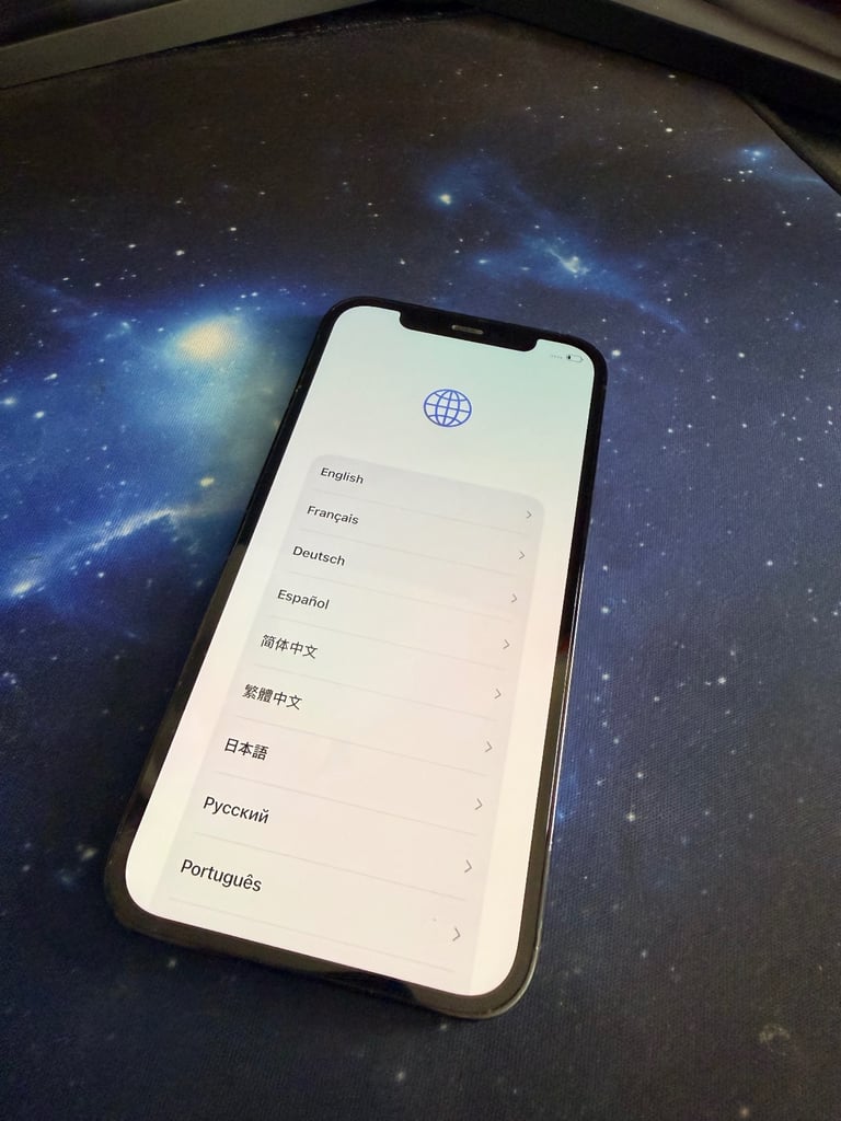 iPhone 12 Pro 128GB In Excellent Condition Pacific Blue With Accessories