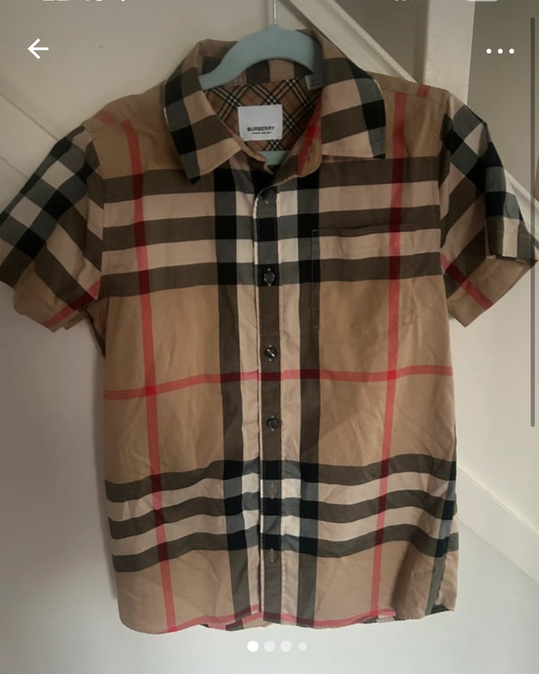 Burberry short sleeve boys