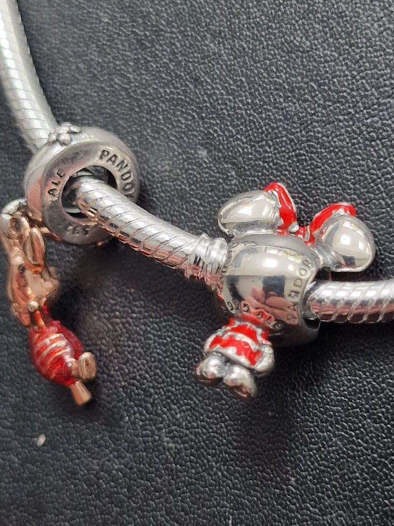 Pandora 21cm Disney 100th anniversary bracelet with  Disney charms 