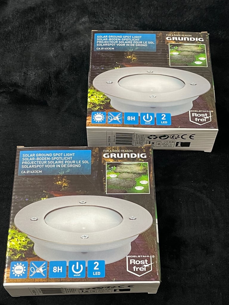Garden grundig waterproof outdoor solar led