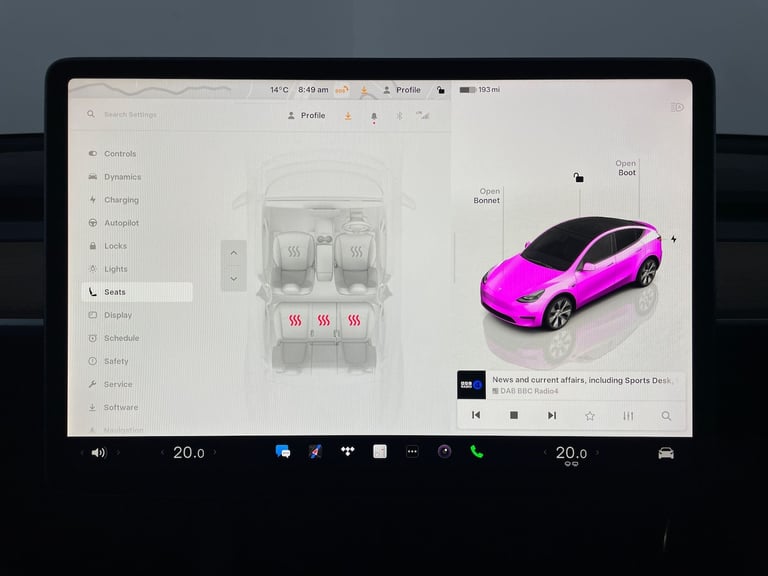 2022 Tesla Model Y (Dual Motor) Long Range SUV 5dr Electric Auto 4WDE (384 bhp) - REVERSE CAM  Su...
