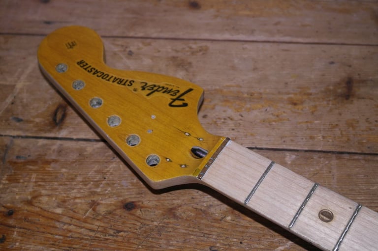 1976 Fender USA Stratocaster project, body and neck heavily modified