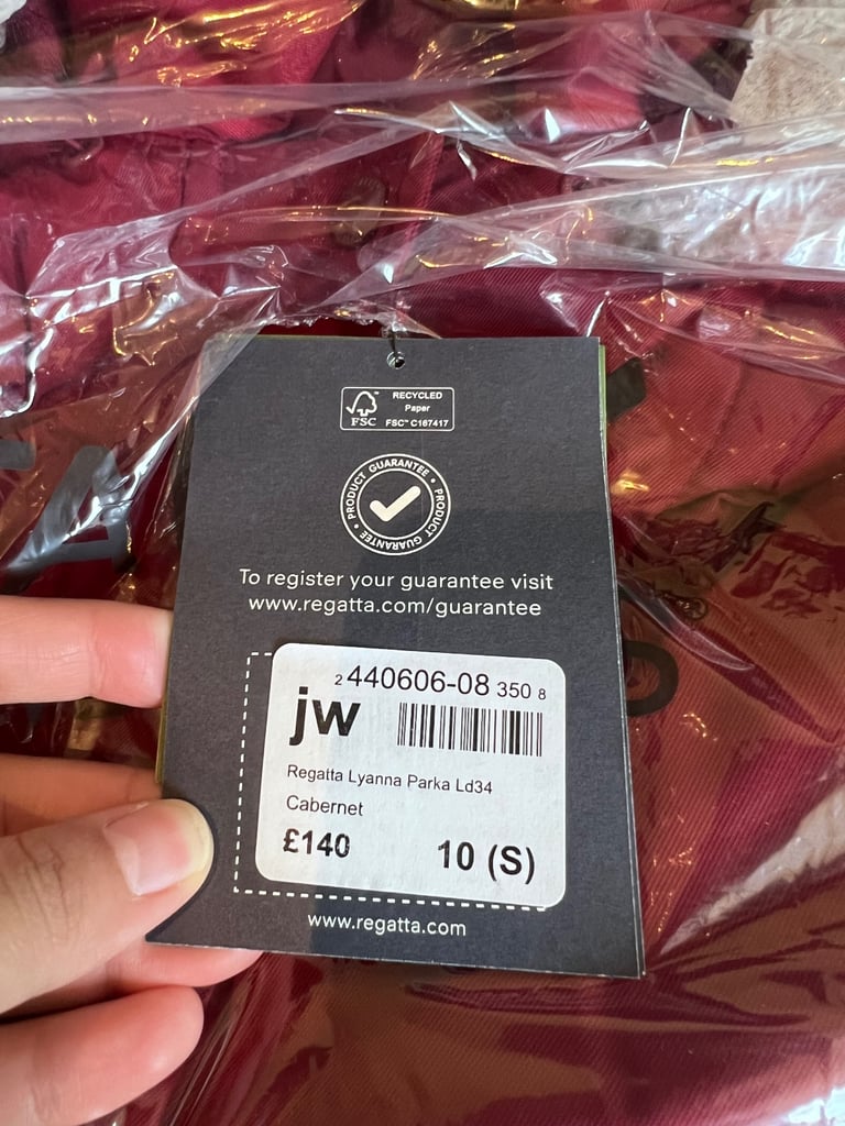 Regatta Lyanna Waterproof Parka – Cabernet – Size 10 / S